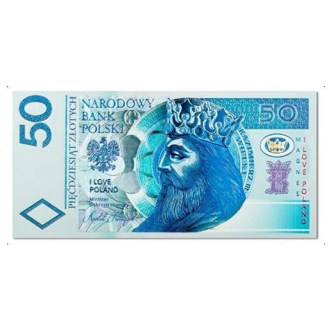 Magnes Pan Dragon Banknot 50zł